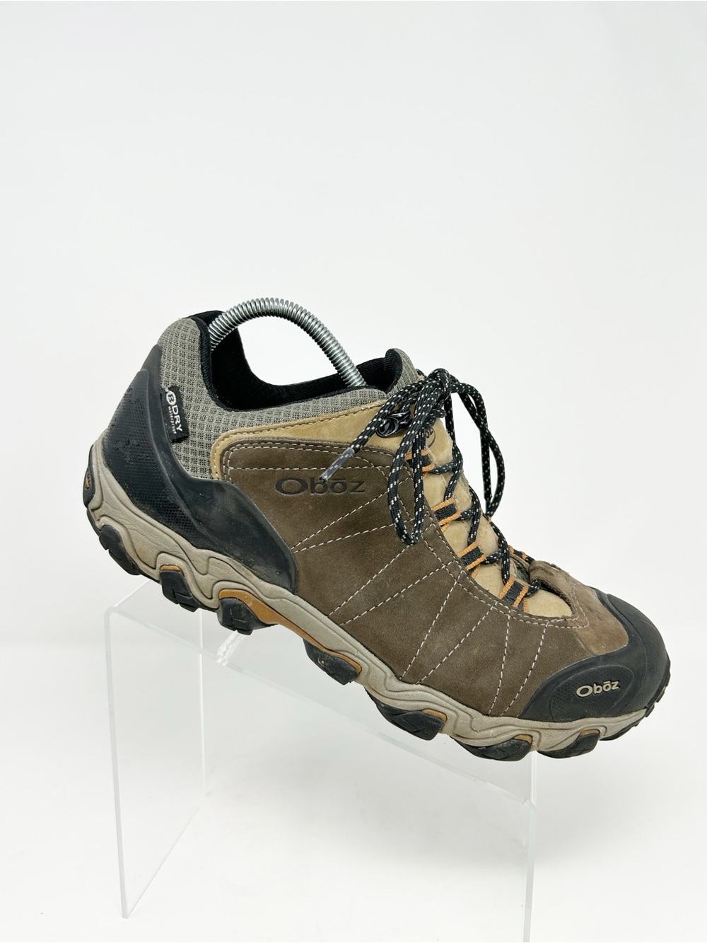 Oboz Bridger Low Waterproof Hiking Shoes Men's Brown Trail Lace-Up Size 11.5